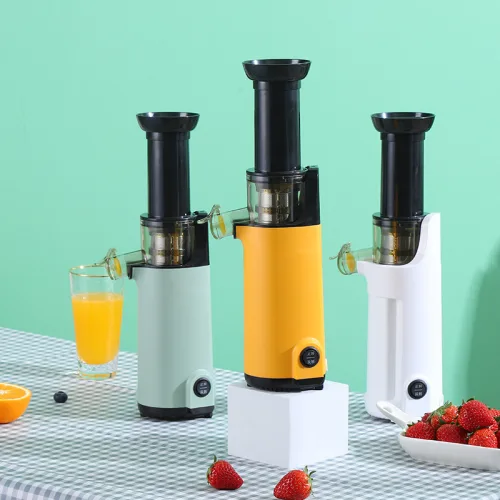 Nơi lấy sỉ máy Ép Chậm Nhỏ Nineshied KB F6B Máy Ép Trái Cây Kèm 2 Ly Nhựa 37.5x10cm