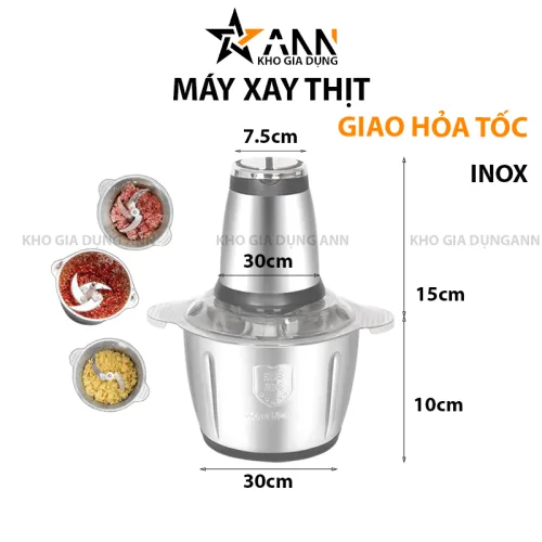 Máy Xay Thịt 4 Lưỡi Inox Kích Thước 25x30cm