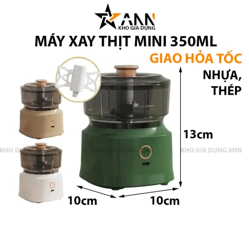 Chuyên sỉ máy Xay Thịt Mini Đế Vuông 350ml
