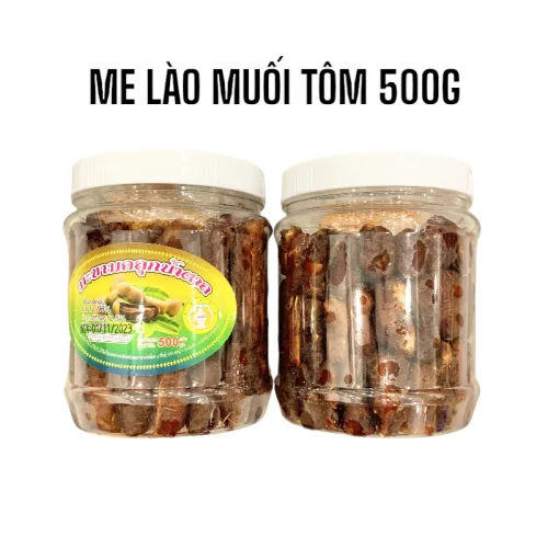 Chuyên sỉ me Lào Muối Ớt Thơm Ngon 500g hộp