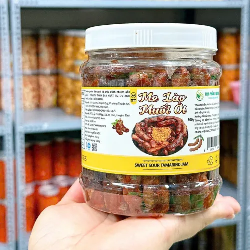Chuyên sỉ me Lào Muối Ớt Thơm Ngon 500g hộp