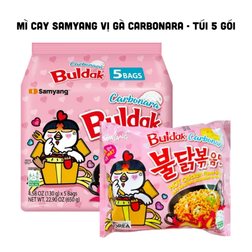 Shop sỉ mì Samyang Gà Hồng - Mì Phô Mai Hàn Quốc Samyang 5 Gói