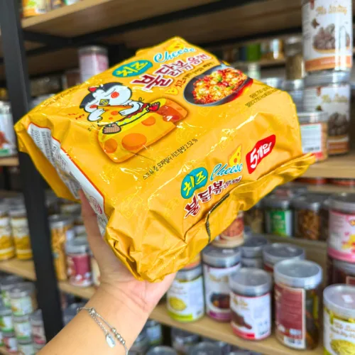 Mì Samyang phô mai vị gà vàng Hàn Quốc, gói 5 gói