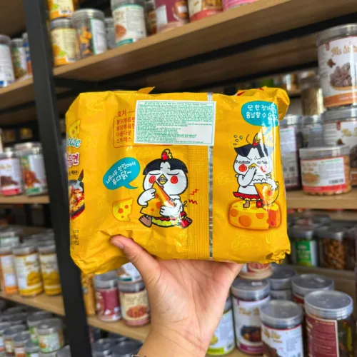 Mì Samyang phô mai vị gà vàng Hàn Quốc, gói 5 gói