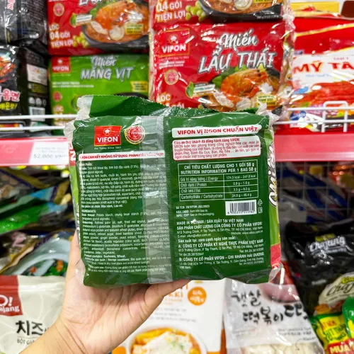 Chuyên sỉ miến Măng Vịt VIFON Dạng Lốc 232g - Lốc 4 Gói