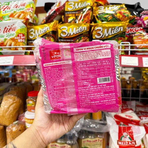 Shop sỉ miến Sườn Heo VIFON Dạng Lốc 232g - Lốc 4 Gói