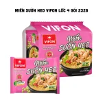Shop sỉ miến Sườn Heo VIFON Dạng Lốc 232g - Lốc 4 Gói