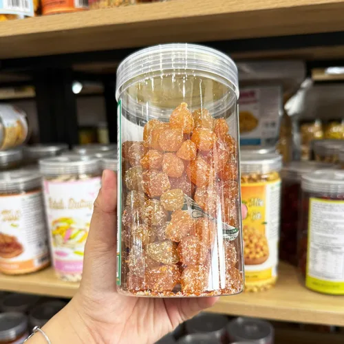 Chỗ sỉ mơ Sấy Chanh Muối Thơm Ngon 450g Hộp Pet