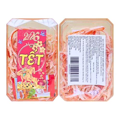 Hộp nhỏ, dễ đưa vào nhóm quà Tết