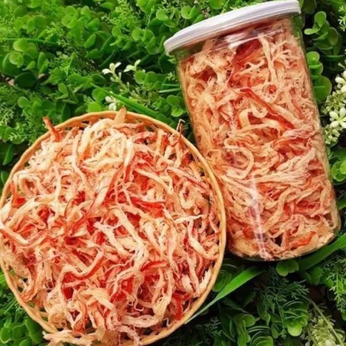 Mực ống sấy khô xé sợi ANN, hộp 300g