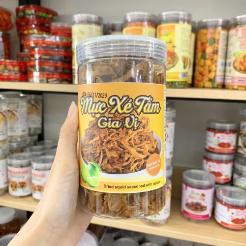 Mực Xé Tẩm Gia Vị An Tâm Hũ Nhựa 250g