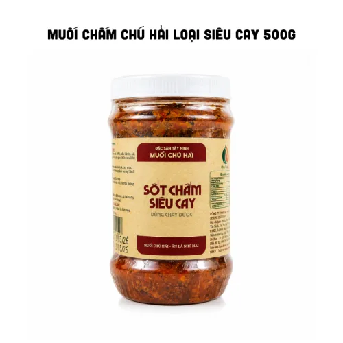 Nơi lấy sỉ muối Chấm Chú Hải Loại Siêu Cay 500g