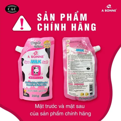Nguồn hàng sỉ muối tắm sữa bò tẩy tế bào chết A Bonne Spa Milk Salt 350g Thái Lan