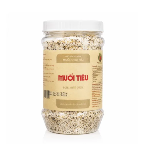 Khám phá Nguồn hàng sỉ muối Tiêu Chú Hải Dùng Chay Được 350g thuộc nhóm Gia vị, muối, đường, bột ngọt, hạt nêm