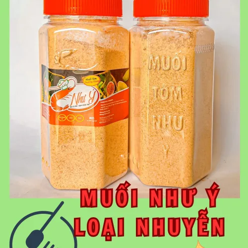 Muối Tôm Như Ý 400g Hộp Nhuyễn Thơm Ngon Đậm Vị