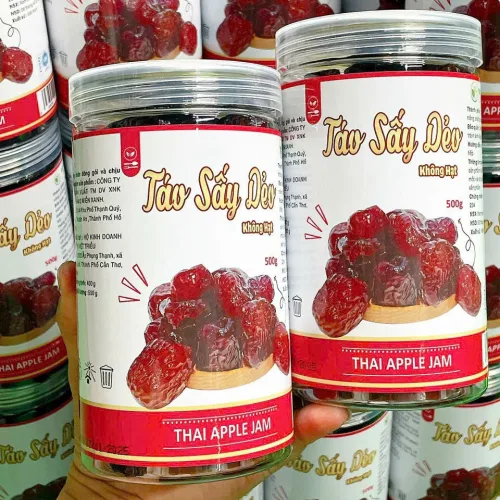 Táo Sấy Dẻo Không Hạt Thơm Ngon 500g