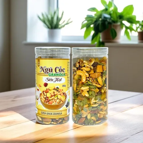 Ngũ Cốc Granola Siêu Hạt Dạng Hộp 500g