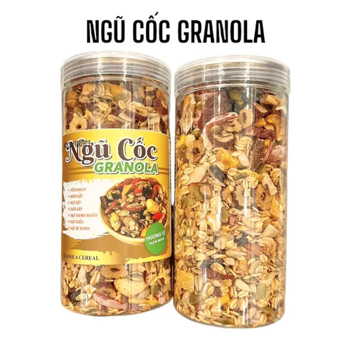 Granola trái cây có yến mạch 500g dạng hộp