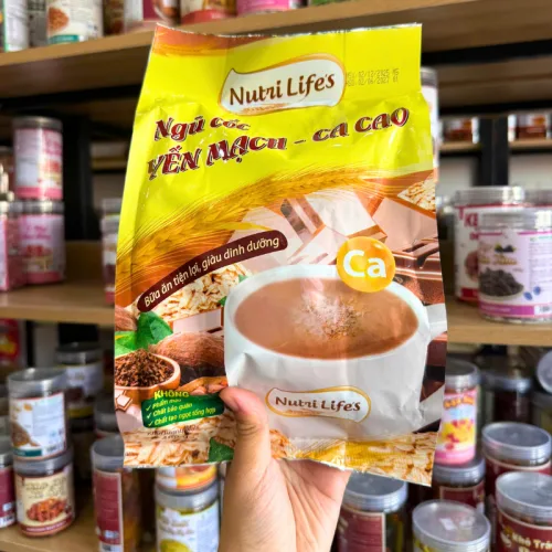 Khám phá Ngũ Cốc Yến Mạch Ca Cao Nutri Life's 400g - Ngũ Cốc Dinh Dưỡng thuộc nhóm Nutri Life's