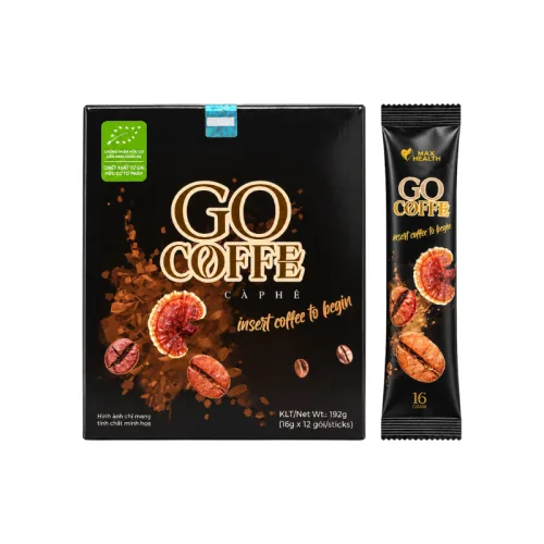 Cà Phê Hòa Tan Go Coffee Max Health Hộp 192g, 16g x 12 Gói