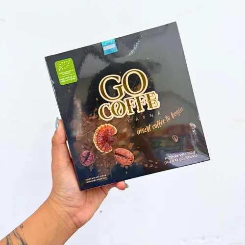 Cà Phê Hòa Tan Go Coffee Max Health Hộp 192g, 16g x 12 Gói