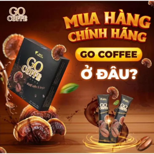 Cà Phê Hòa Tan Go Coffee Max Health Hộp 192g, 16g x 12 Gói