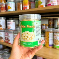 Nhân hạt macca 350g, đóng hũ pet