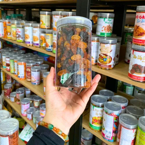 Chỗ sỉ nho Chi Lê Sấy Khô Loại Ngon 500g Hộp
