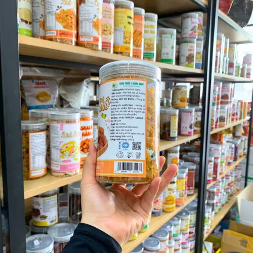 Nơi lấy sỉ nho Khô - Nho Vàng Thơm Ngon 500g - Hũ Pet