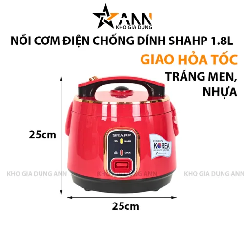 Nồi cơm điện Shahp SH-NC186 chống dính dung tích 1.8L