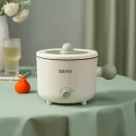Chỗ sỉ nồi Lẩu Điện Mini 2 Tầng Đa Năng Kèm Giá Hấp Có Tay Cầm 1.8L 17.5x17.5x27cm