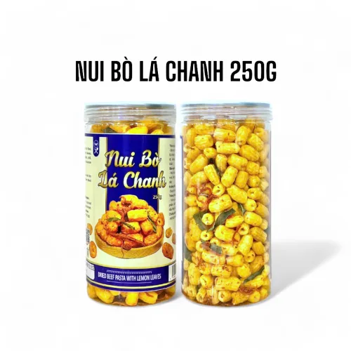 Nguồn hàng sỉ nui Bò Lá Chanh Hộp 250g
