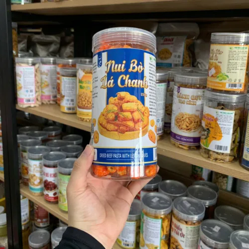 Nguồn hàng sỉ nui Bò Lá Chanh Hộp 250g