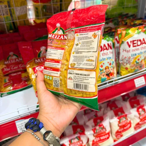 Chuyên sỉ nui Cao Cấp Meizan Ống Dài - Nui Meizan Màu Vàng 400g