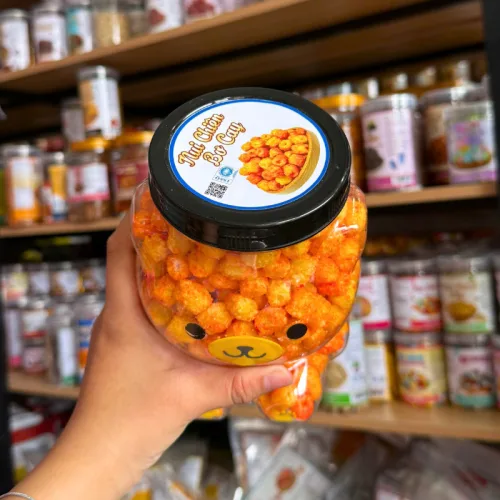 Nơi lấy sỉ nui Chiên Bơ Cay Thơm Ngon 330g - Hũ Gấu Lớn
