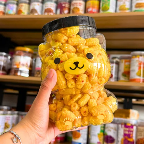 Hũ gấu lớn 330g có lợi thế gì khi trưng bán?