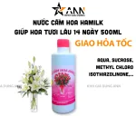 Chuyên sỉ nước Cắm Hoa Hamilk - Nước Giúp Hoa Tươi Lâu 14 Ngày 500ml