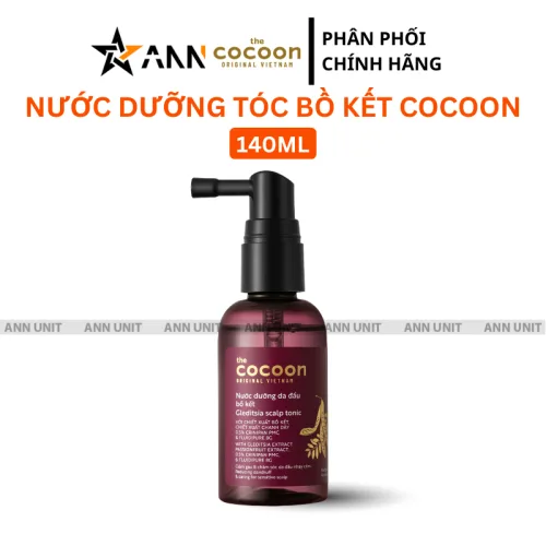 Cocoon Nước Dưỡng Da Đầu Bồ Kết 140ml, Giảm Gàu Mượt Tóc