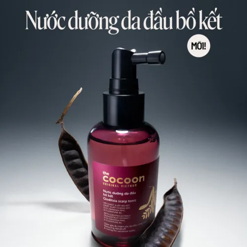 Cocoon Nước Dưỡng Da Đầu Bồ Kết 140ml, Giảm Gàu Mượt Tóc