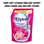 Nguồn hàng sỉ nước Giặt Hygiene Đậm Đặc Expert Wash Hương Hoa Anh Đào 1400ml - Túi Màu Hồng