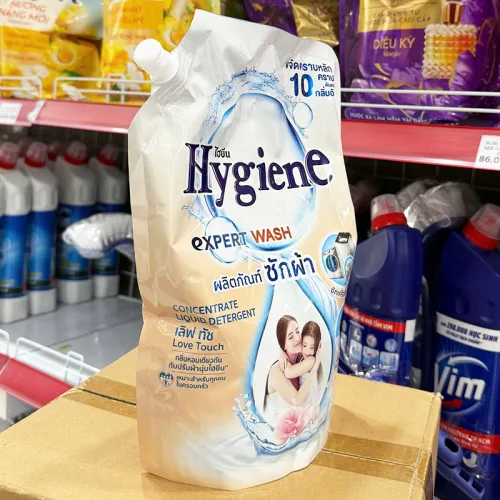 Nước giặt đậm đặc Hygiene Expert Wash Love Touch túi màu kem 1400ml