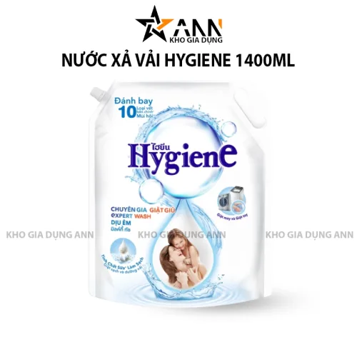 Nước Giặt Hygiene Hương Hoa Màu Trắng - Nước Giặt Quần Áo Đậm Đặc 1800ml