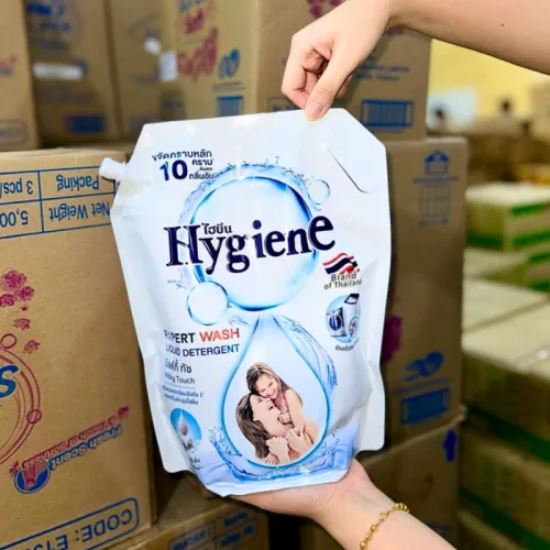 Nước Giặt Hygiene Hương Hoa Màu Trắng - Nước Giặt Quần Áo Đậm Đặc 1800ml