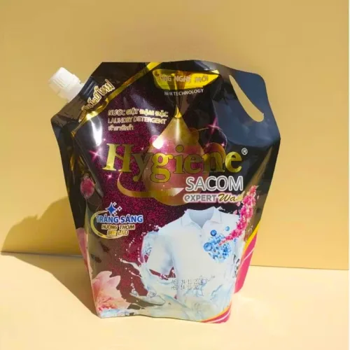 Nước giặt Hygiene hương nước hoa đậm đặc 1800ml dạng túi đen