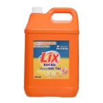 Nước giặt LIX đậm đặc hương nước hoa, khử mùi ẩm mốc, can màu cam 9kg