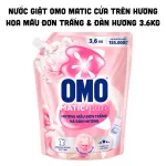 Chỗ sỉ nước Giặt OMO Matic Cửa Trên Hương Hoa Mẫu Đơn Trắng & Đàn Hương 3.6kg