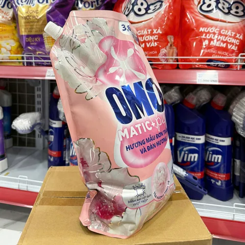 Chỗ sỉ nước Giặt OMO Matic Cửa Trên Hương Hoa Mẫu Đơn Trắng & Đàn Hương 3.6kg