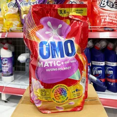 Nguồn hàng sỉ nước Giặt OMO Matic Cửa Trên Hương Thơm Dịu Ngọt 3.6kg