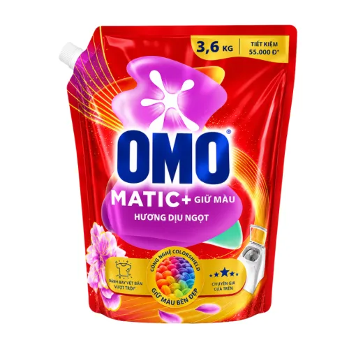 Nguồn hàng sỉ nước Giặt OMO Matic Cửa Trên Hương Thơm Dịu Ngọt 3.6kg – một lựa chọn đáng tham khảo trong OMO MATIC