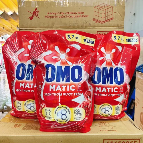 Nước Giặt OMO Matic Cửa Trên Sạch Thơm Vượt Trội 3.6kg